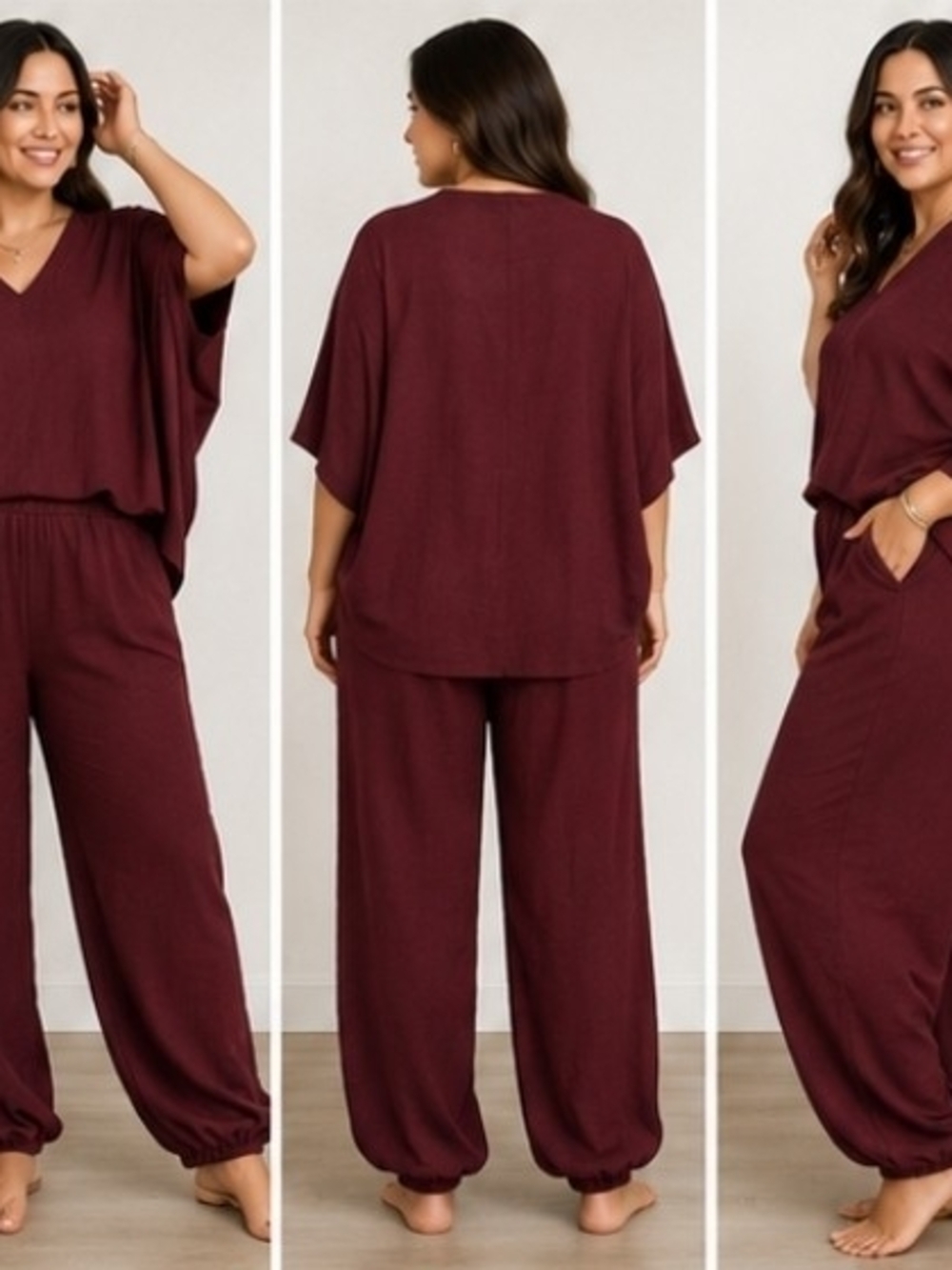 Womans 2 Piece Lounge Set - Picture 2 of 4
